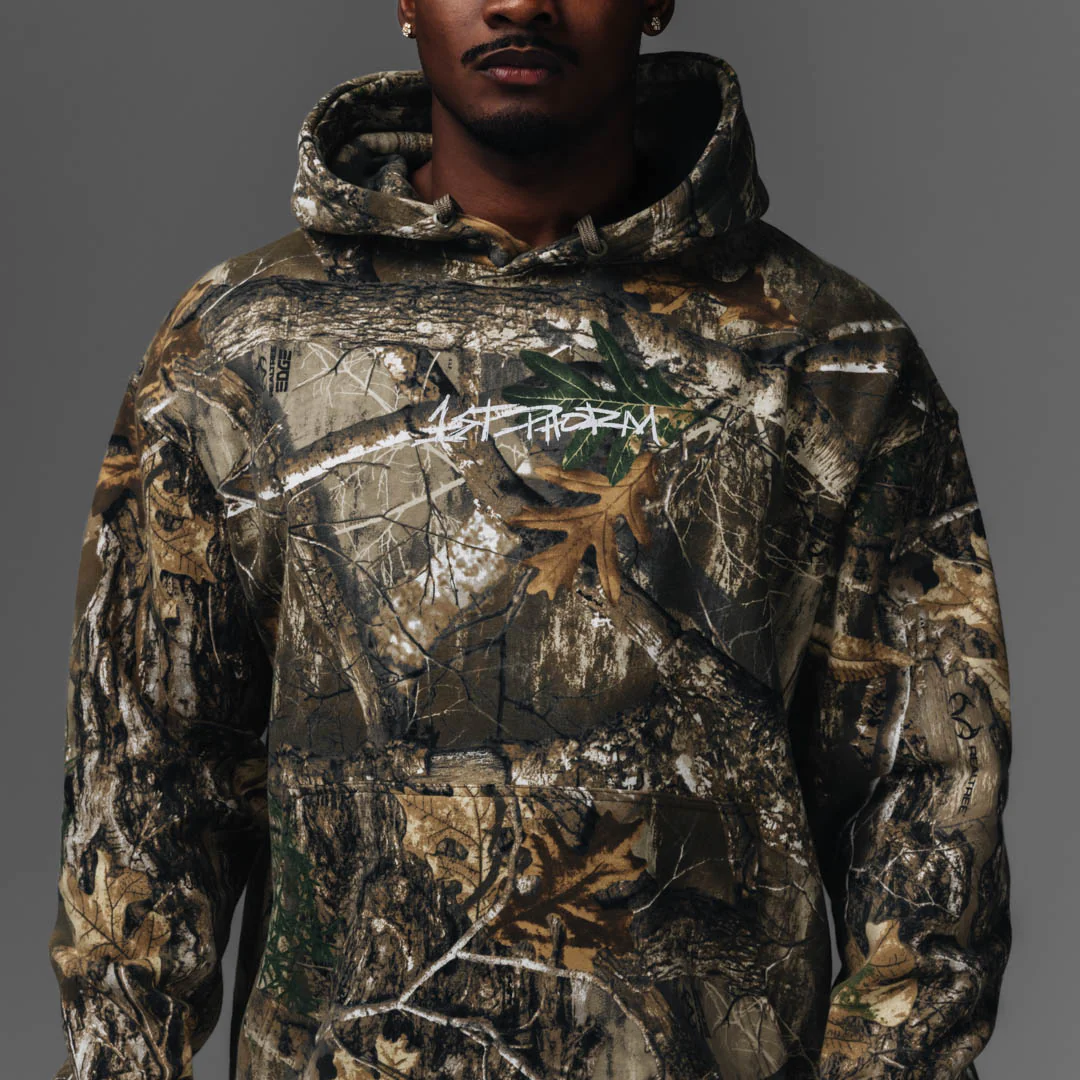 1P Stamped Fleece Hoodie - Image 3