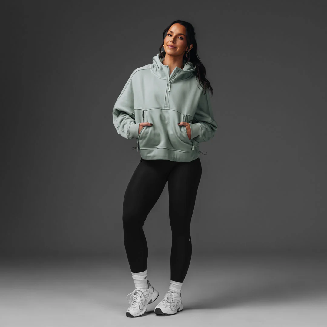 Basics Half Zip Hoodie - Image 10