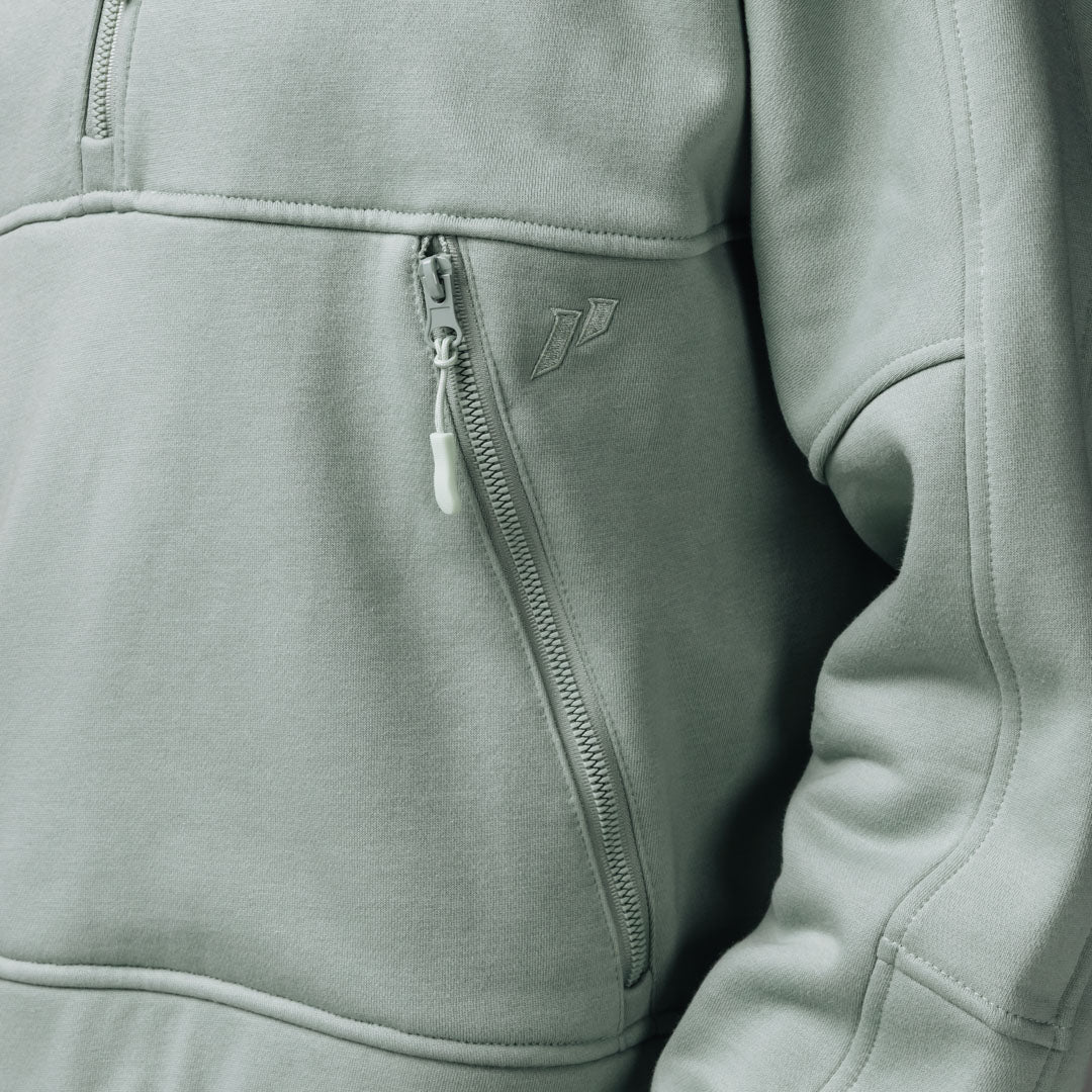 Basics Half Zip Hoodie - Image 4