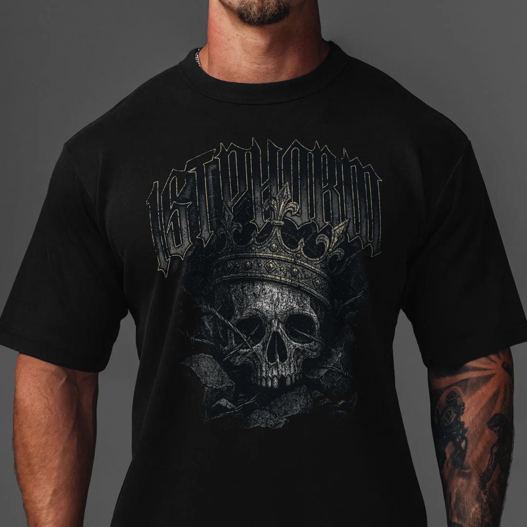 Crowned & Deadly Relaxed Tee - Image 3