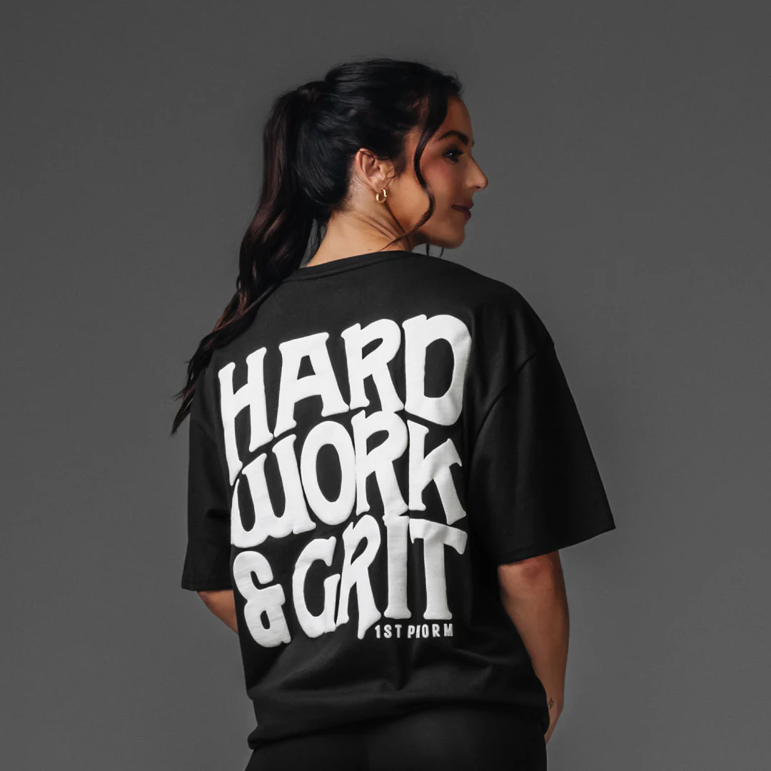 Hard Work & Grit Oversized Tee - Image 7