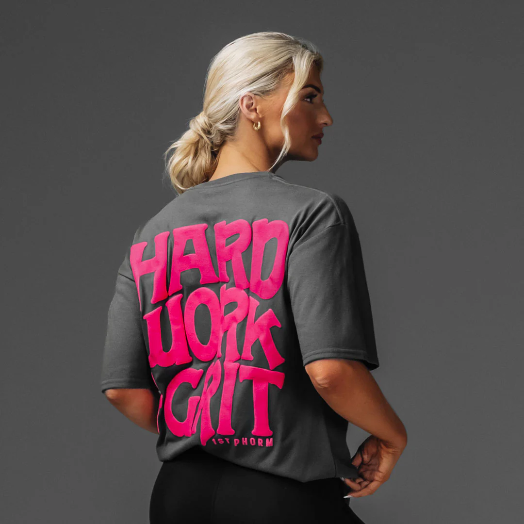 Hard Work & Grit Oversized Tee - Image 8