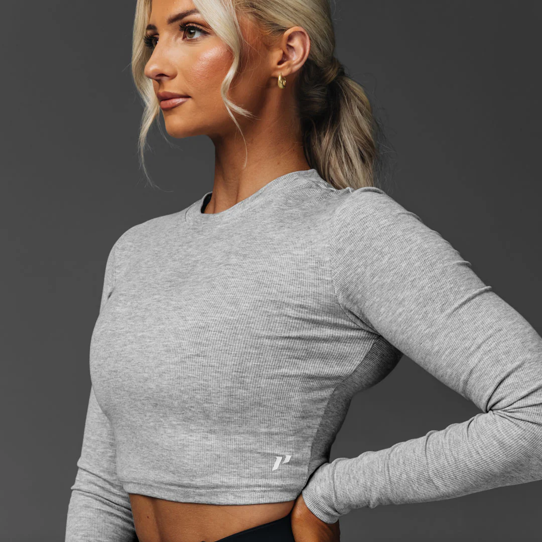 Women's Crop Rib Long Sleeve - Image 15