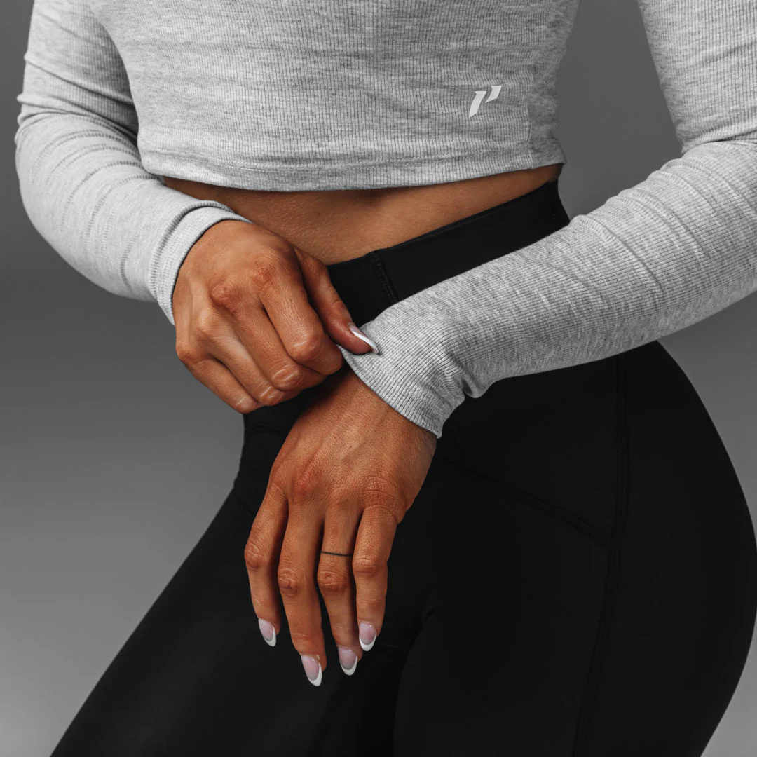 Women's Crop Rib Long Sleeve - Image 17