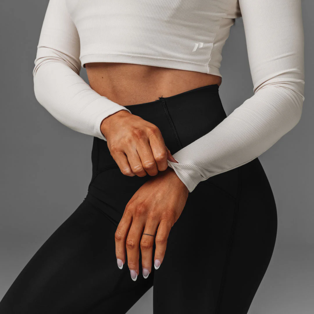 Women's Crop Rib Long Sleeve - Image 27